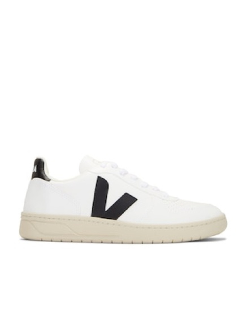 VEJA Urca White Navy Leather Low Top Sneakers Women’s Size 8 Lace Up Casual